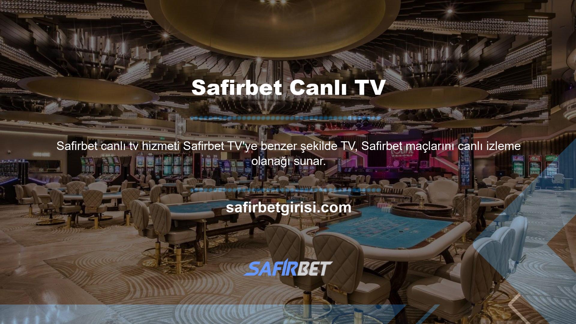 Tek yapmanız gereken Safirbet sitesinin adresini bilmek veya TV bölümüne doğrudan erişim sağlayan bir siteyi kullanmak veya seçmek